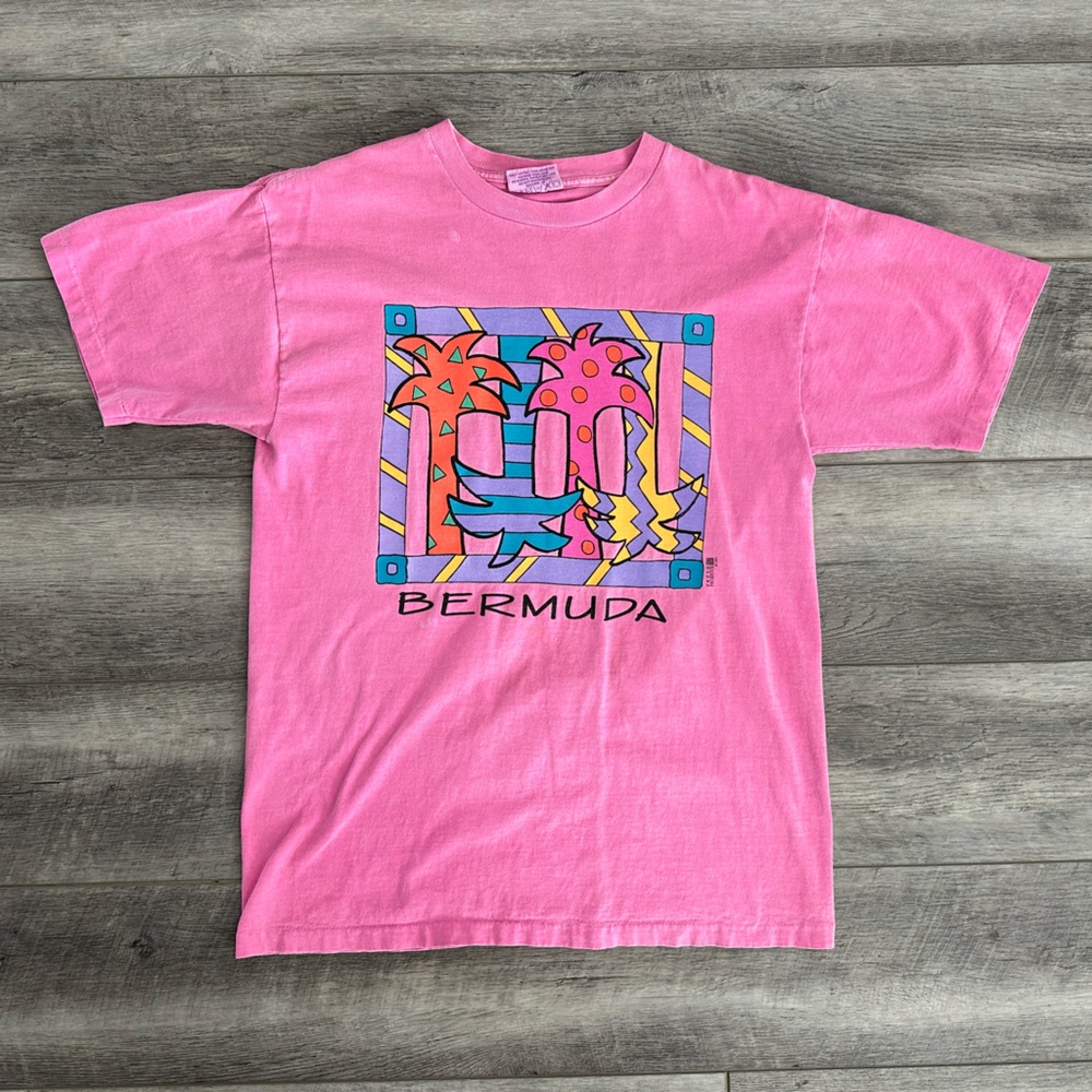 Pink Vintage Graphic T-Shirt